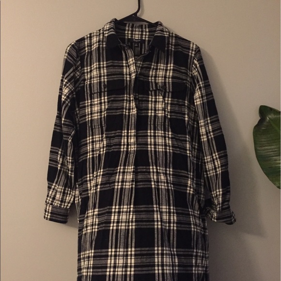 Madewell Dresses & Skirts - Flannel check Madewell dress!